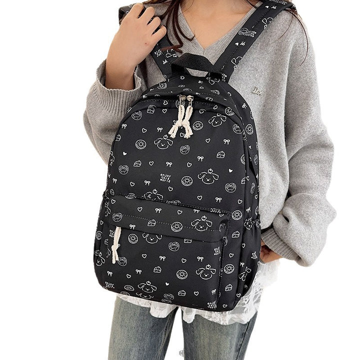 Backpack with Cute Animal Motifs and Practical Compartments Bowlift
