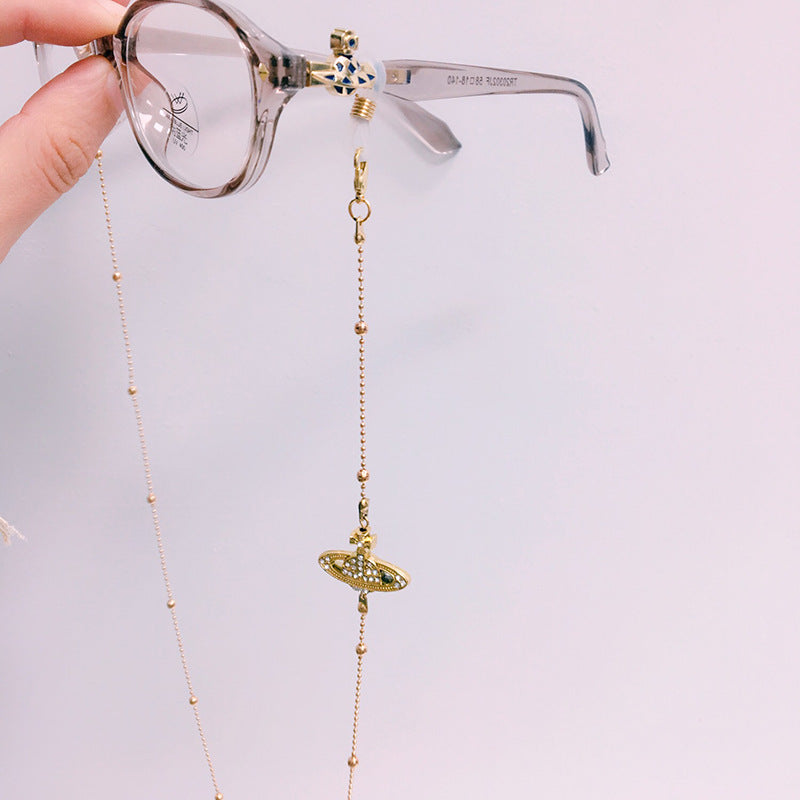 Fashionable glasses holder chain with decorative beads Bowlift