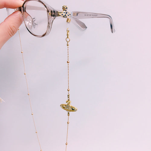 Fashionable glasses holder chain with decorative beads Bowlift