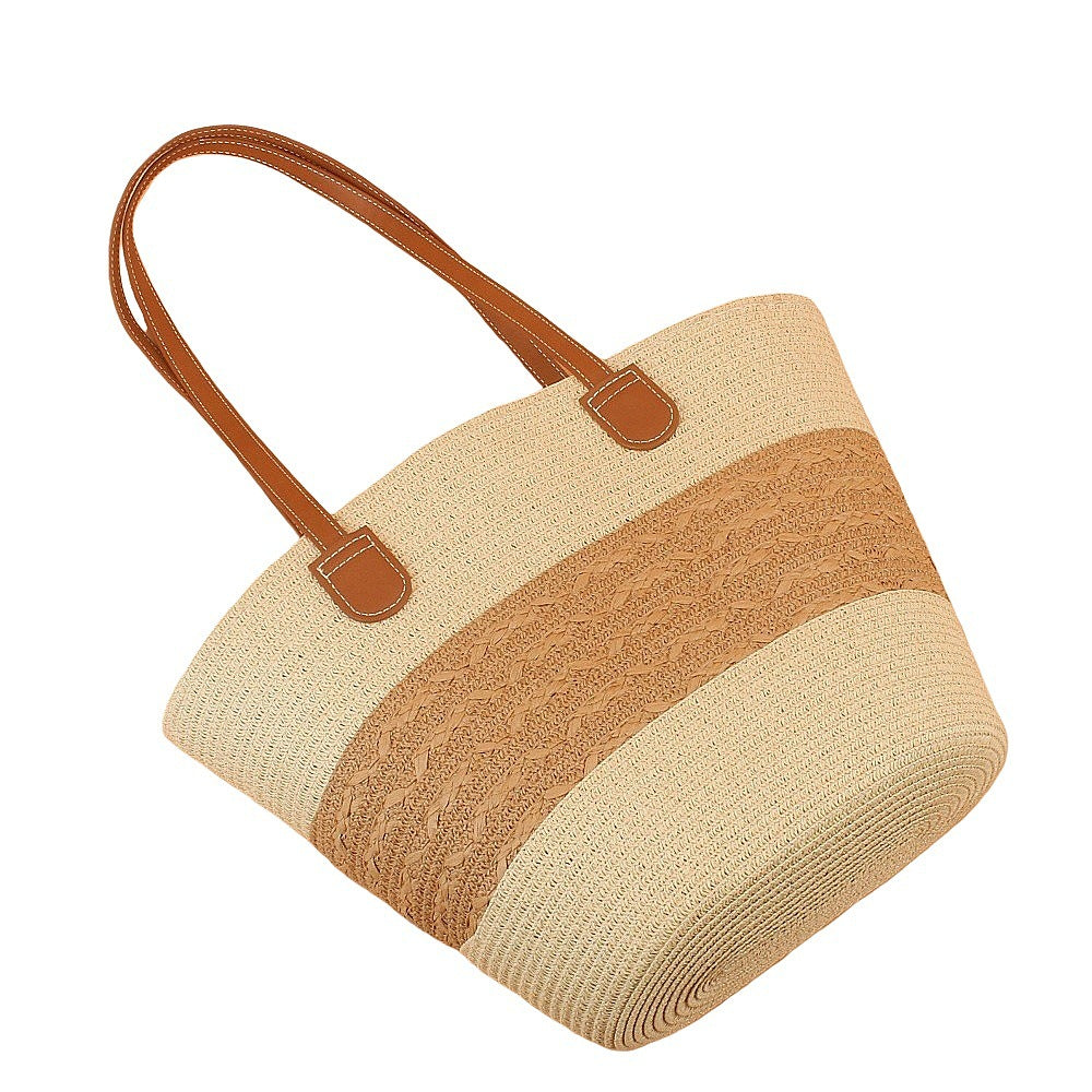 Fan bag with faux leather carrying handles Bowlift