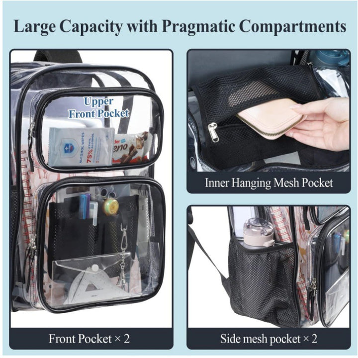 Transparent school backpack Bowlift