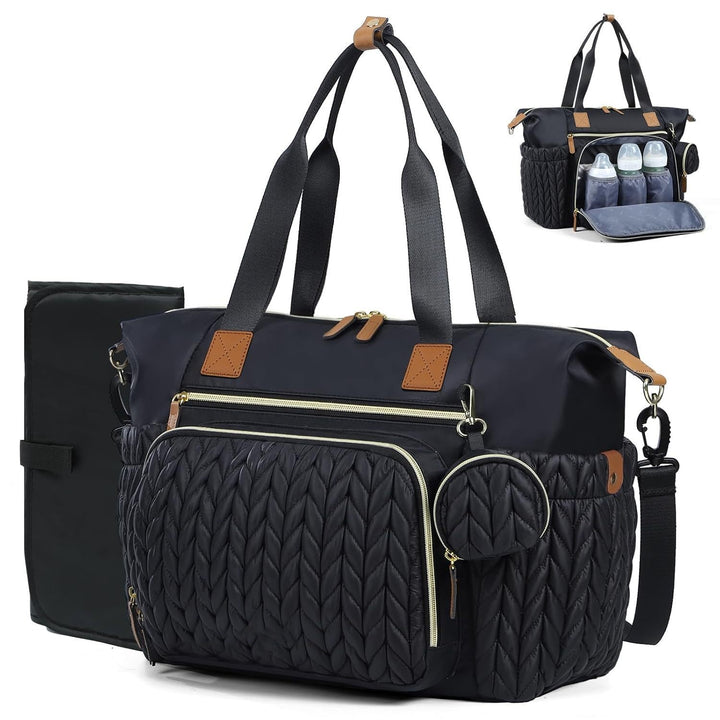 Practical diaper bag with insulated compartments Bowlift