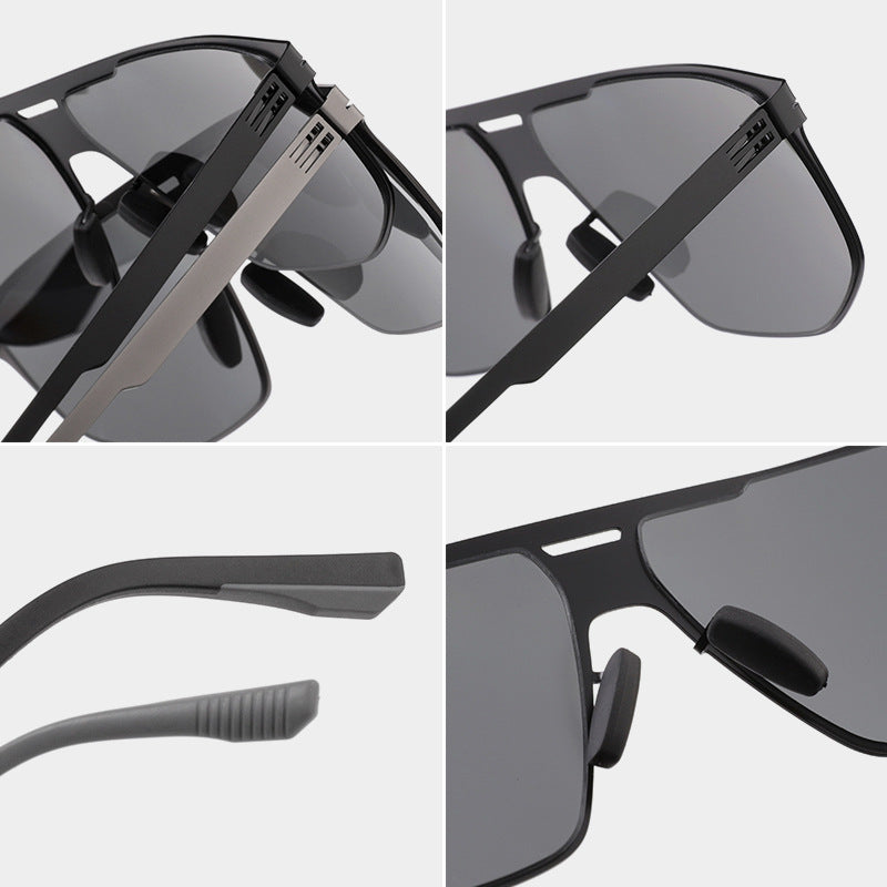 Trendy Square Frame Sunglasses Bowlift
