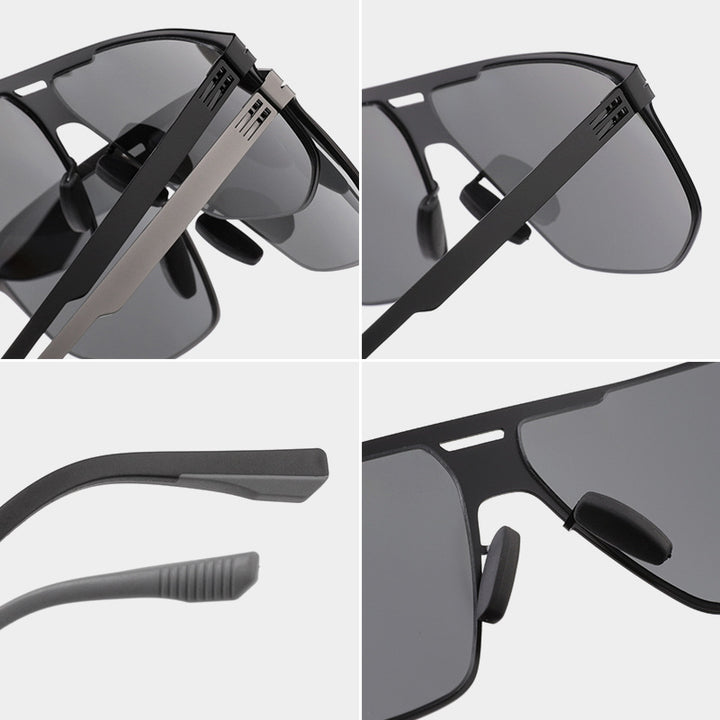 Trendy Square Frame Sunglasses Bowlift
