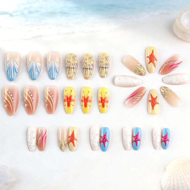 Decorative Press-On Nail Art Set Bowlift