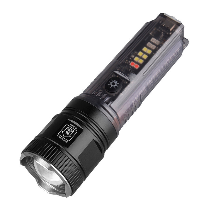 Versatile Rechargeable LED Flashlight with Intelligent Features Bowlift