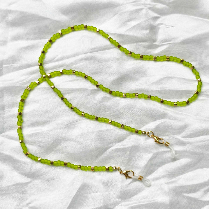 Fashionable Glasses Holder Chain Made of Colorful Beads Bowlift