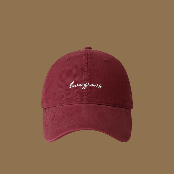 Women's Casual Adjustable Cap with Inspirational Quote Bowlift