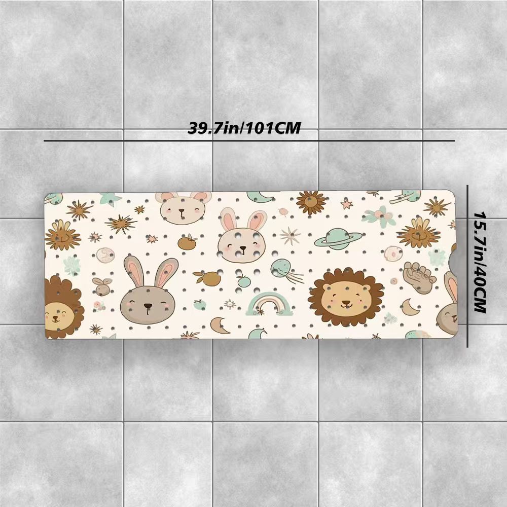Decorative Ocean Shell Bath Mat Bowlift