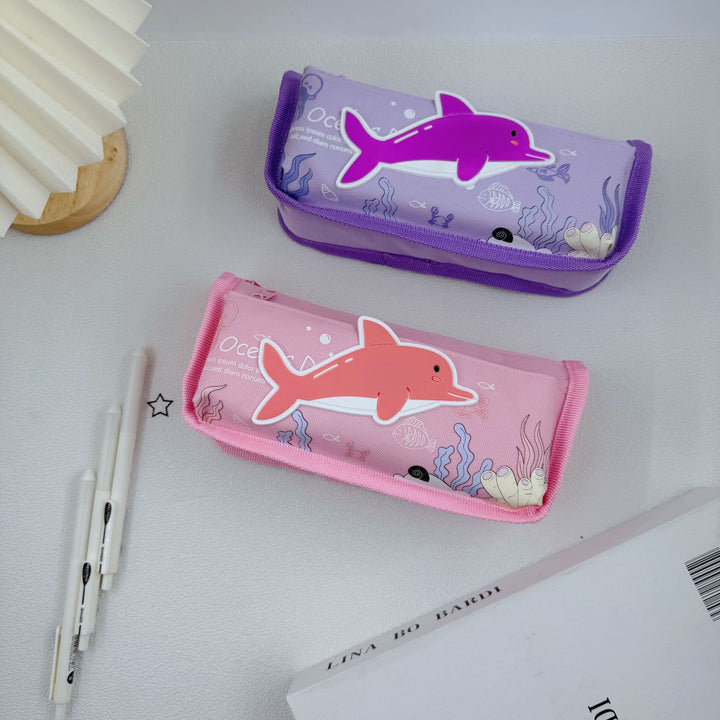 Cute Dolphin Design Pencil Case Bowlift