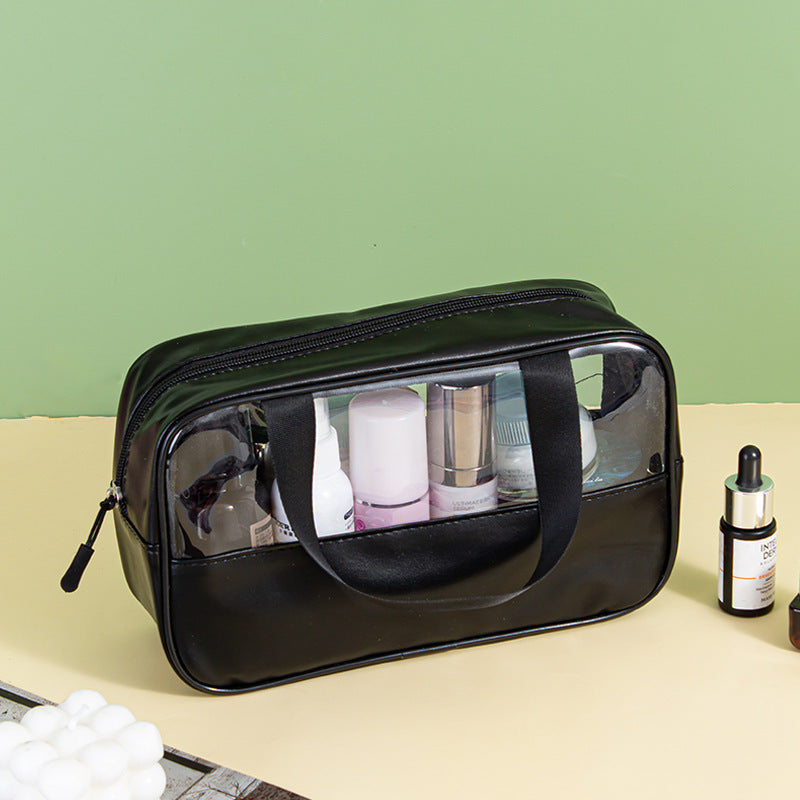 Cosmetic bag with transparent compartments Bowlift