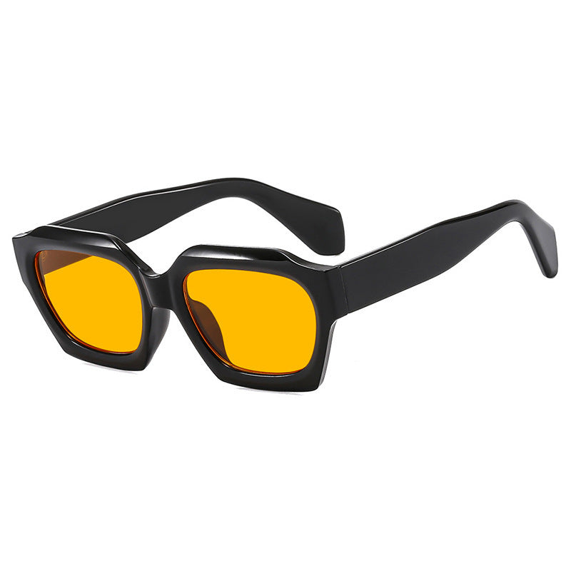 Women's trendy geometric sunglasses with unique design Bowlift