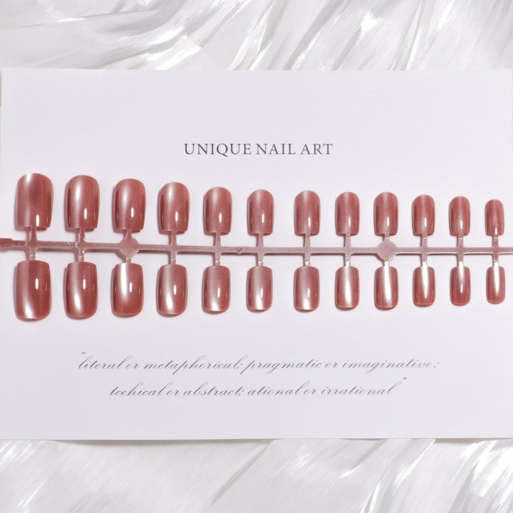 Unique Press-On Nail Art Set Bowlift