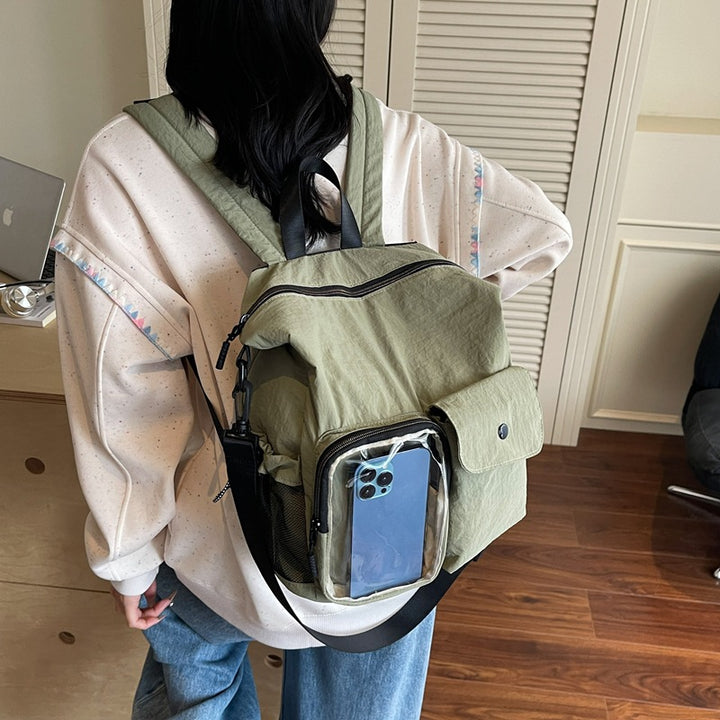 Multifunctional Casual Crossbody Backpack Bowlift