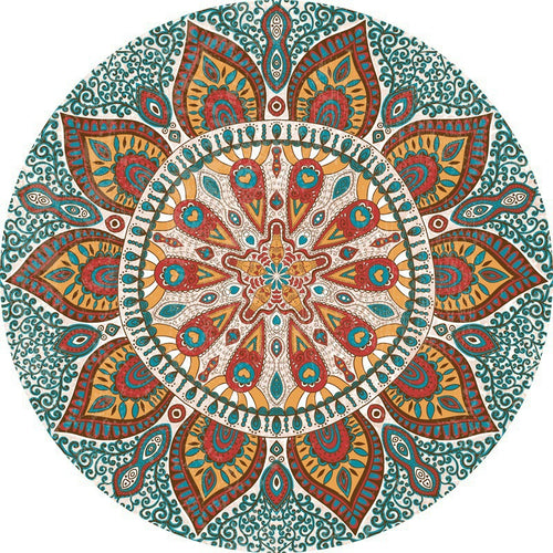 Bohemian Mandala Area Mat