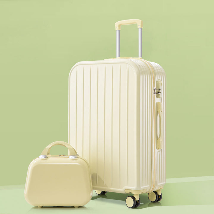 Unisex Durable Rigid Spinner Suitcase Bowlift