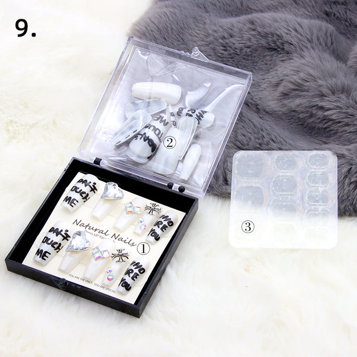 Elegant Pre-Designed Press-On Nail Set Bowlift