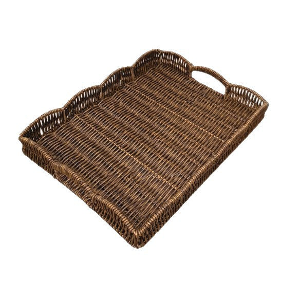 Ladies elegant serving tray made of high-quality weave Bowlift