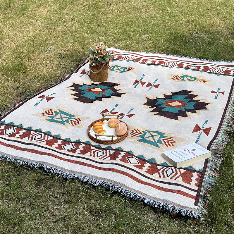 Artistic Geometric Throw Blanket