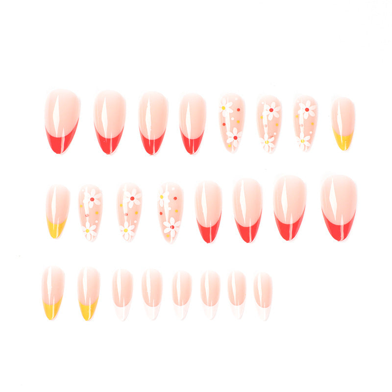 Creative art nails with floral accents Bowlift