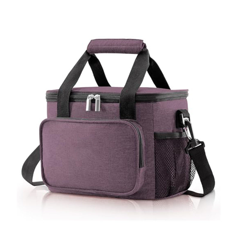 Insulated cooler bag with practical front pocket Bowlift