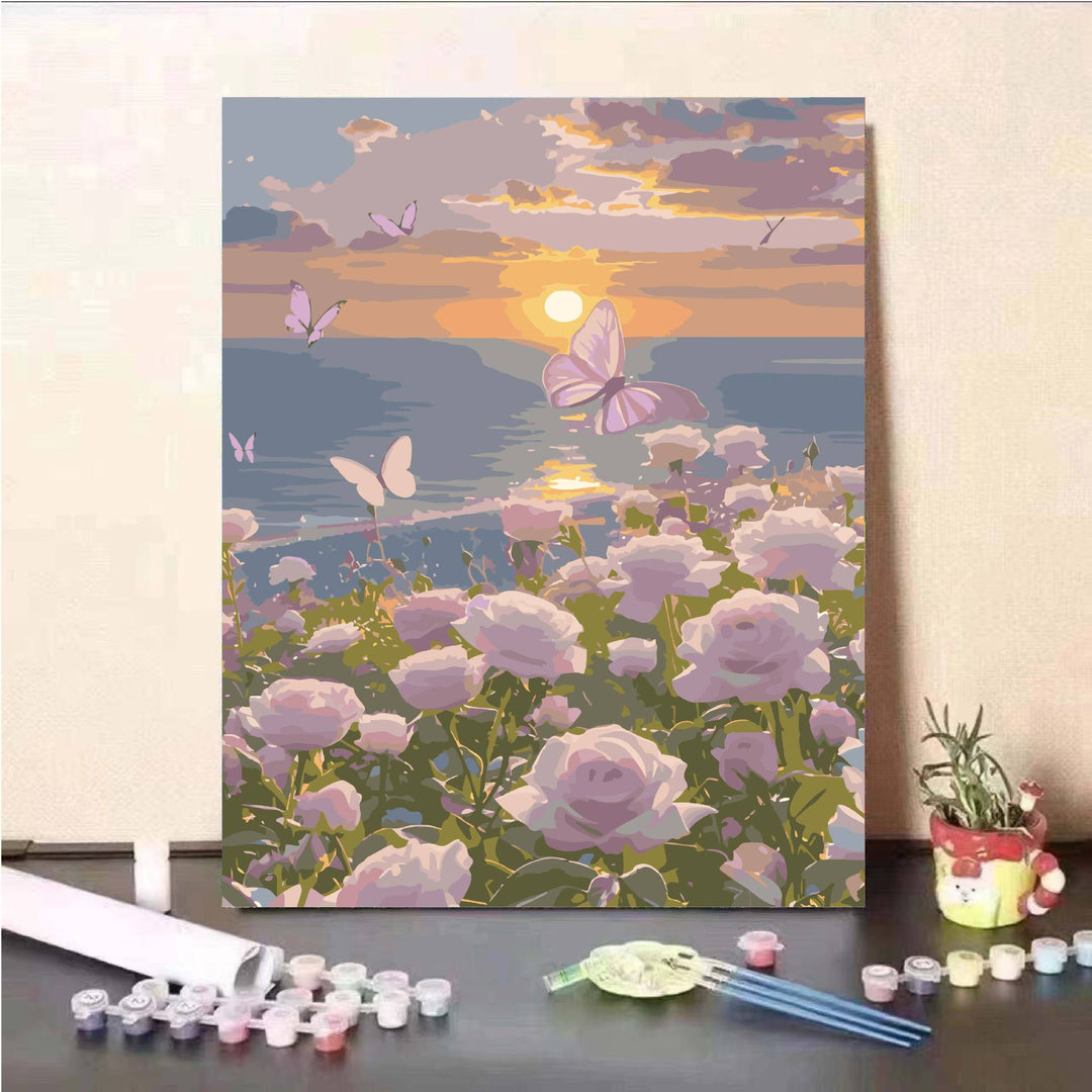 Scenic Landscape Paint by Numbers Kit Bowlift