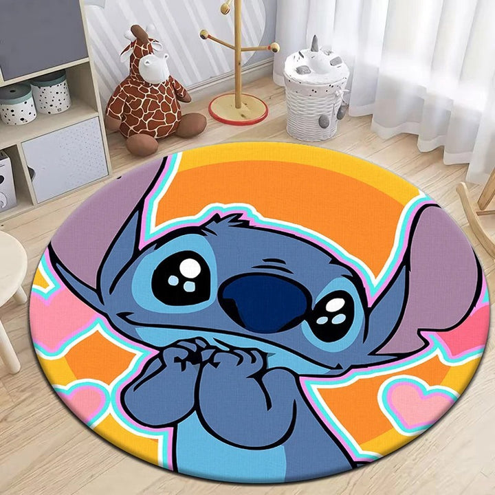 Cartoon Theme Round Carpet
