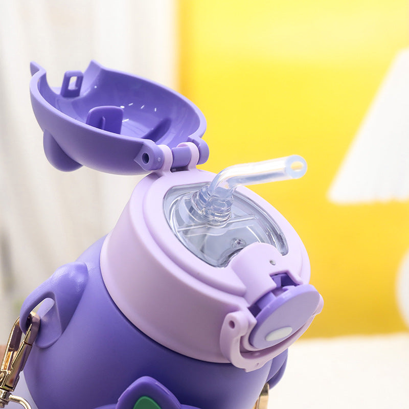 Ladies Child-Friendly Drinking Bottle with Animal-Friendly Design Bowlift