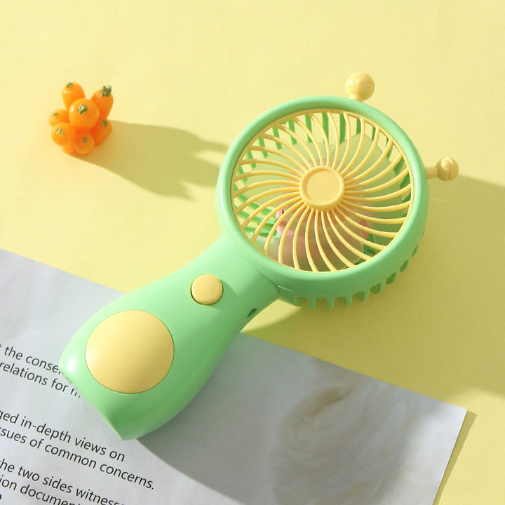Unisex Portable Hand Fan with Flexible Handle and Stylish Design Bowlift
