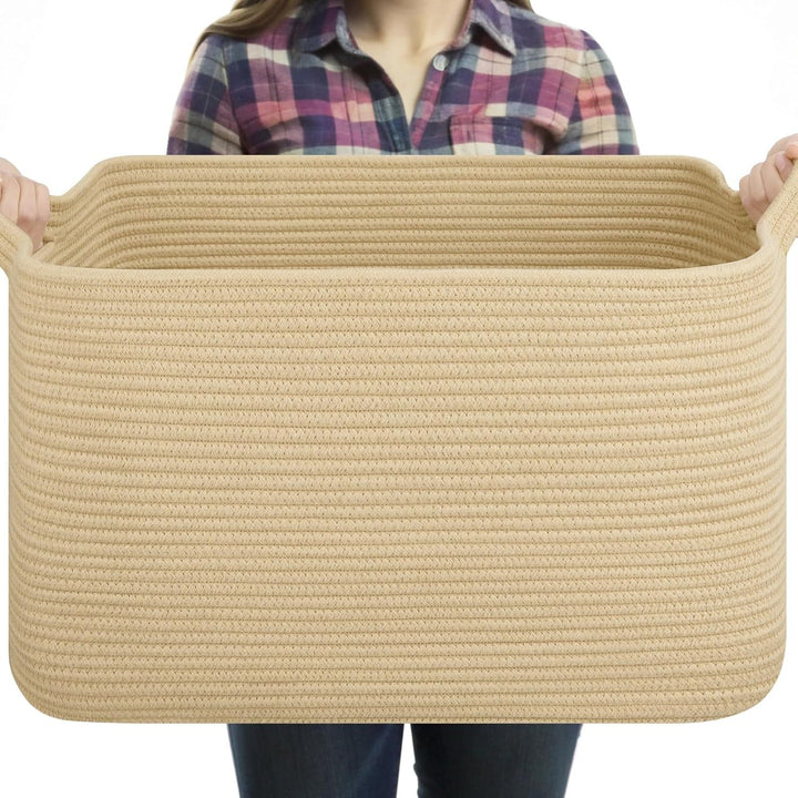 Women Versatile Storage Basket with Sturdy Handles Bowlift
