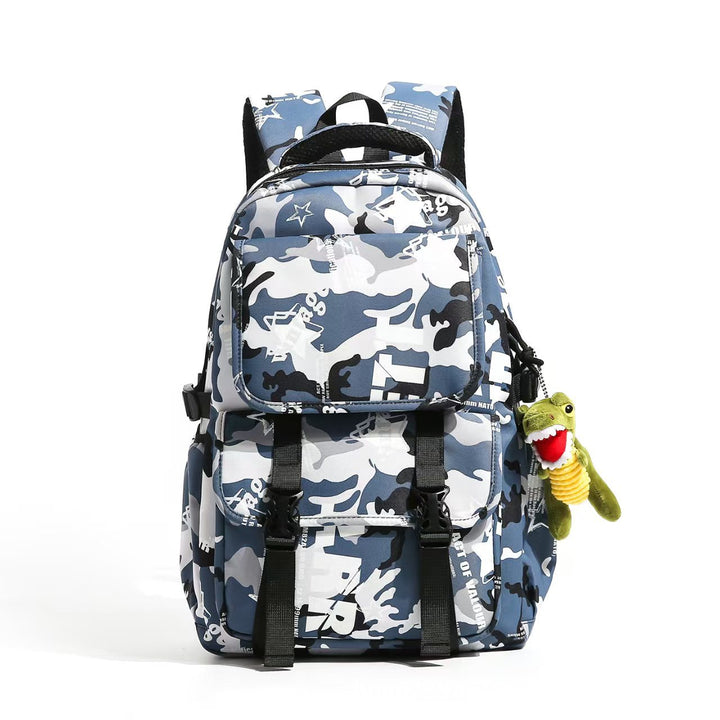 Multifunctional backpack with robust camouflage pattern and large compartments Bowlift