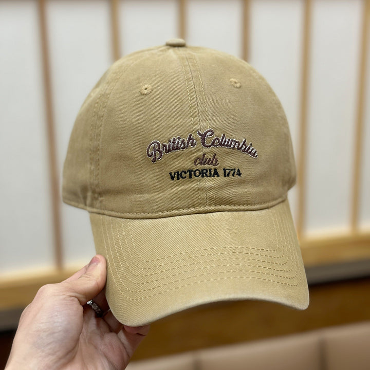 Men's Vintage-Inspired Distressed Baseball Cap Bowlift