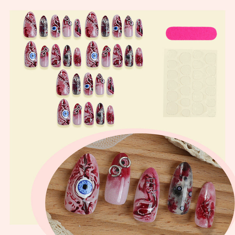Creative Halloween-style Art Nails Bowlift