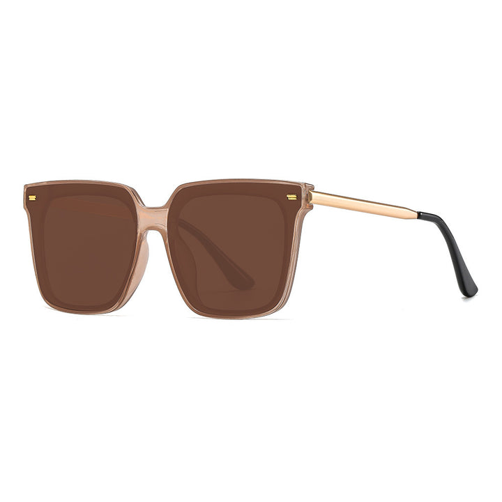 Women Oversize Sunglasses with Modern Square Frame Bowlift