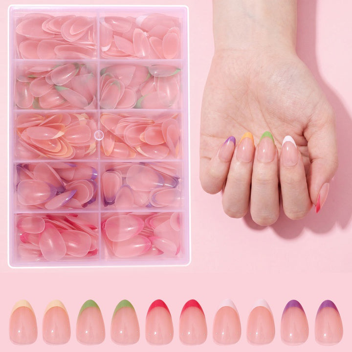 Artificial Nail Set with Various Shapes Bowlift