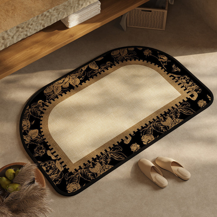 Chic Geometric Design Bath Mat Bowlift