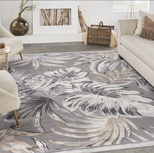 Botanical Print Area Rug