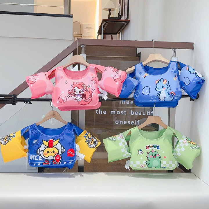 Unisex Inflatable Swimming Aid with Cute Design Bowlift