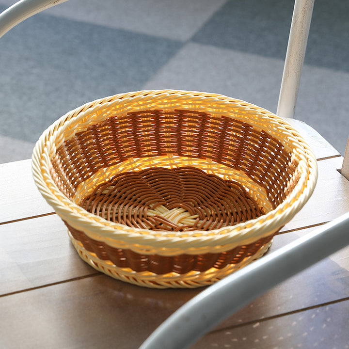 Unisex Handwoven Decorative Basket with Natural Shape Bowlift