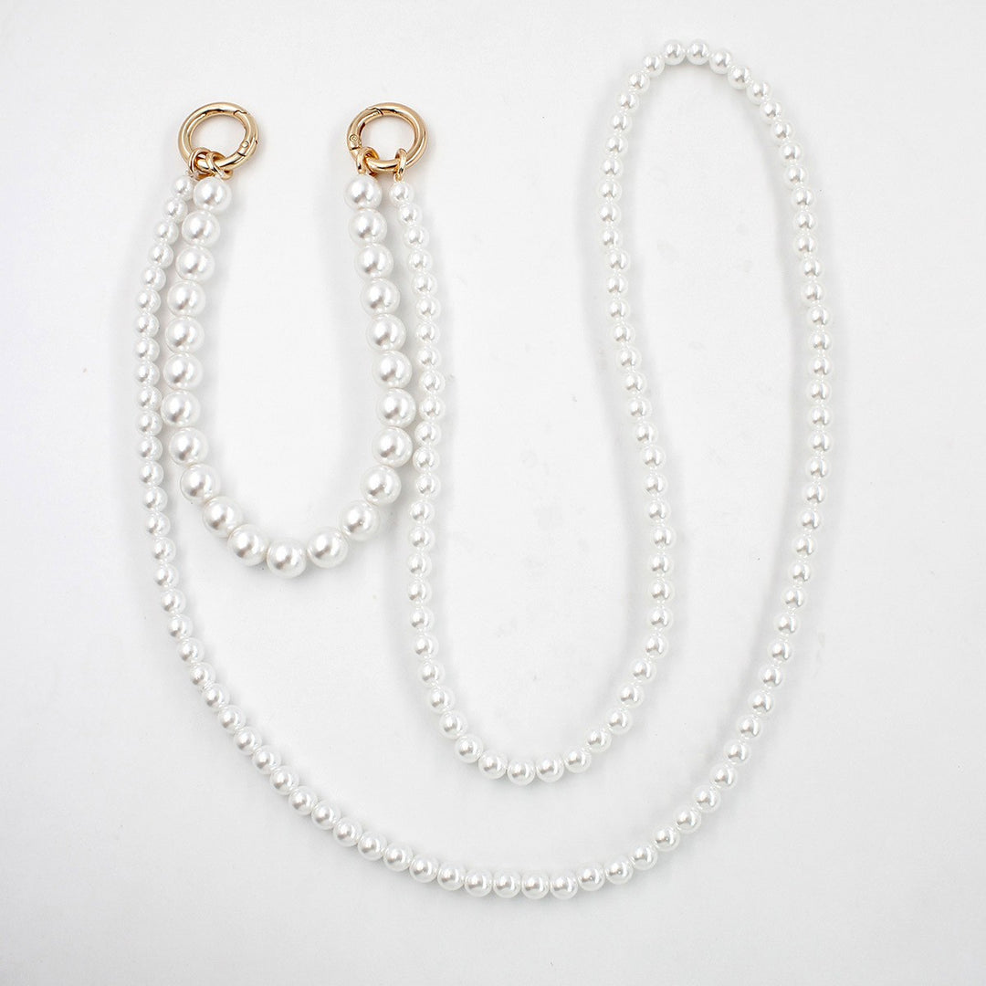 Stylish Pearl and Chain Necklace Bowlift