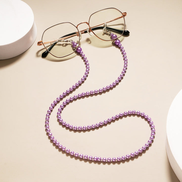 Elegant Beaded Eyewear Chain Bowlift