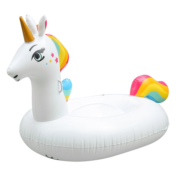 Women Inflatable Unicorn Pool Float Bowlift