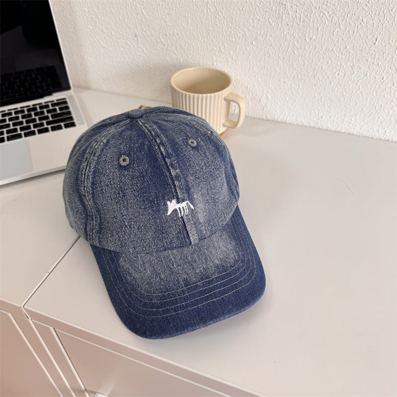 Men's Casual Graphic Denim Baseball Cap Bowlift