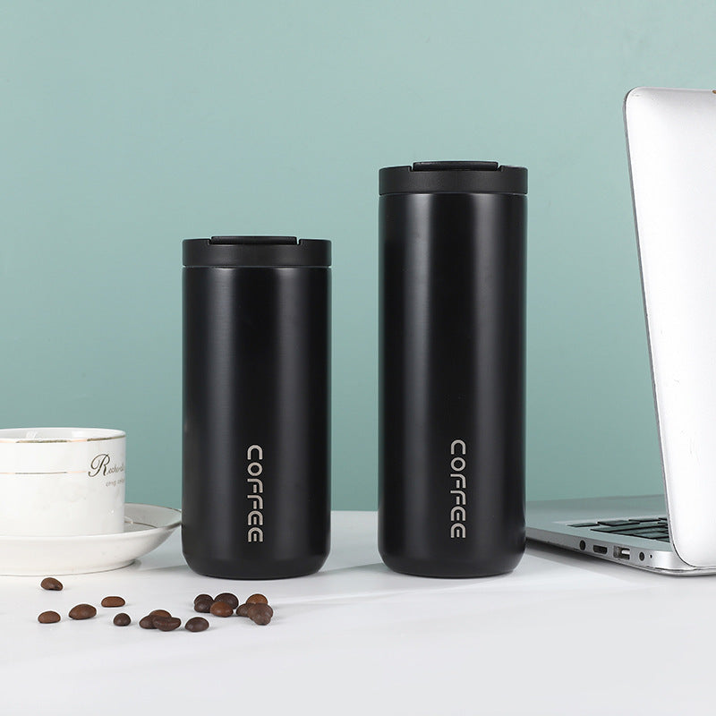 Women's insulated stainless steel coffee mug with elegant design and non-slip bottom Bowlift