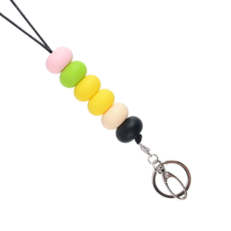Colorful Beaded Keychain Holder Bowlift