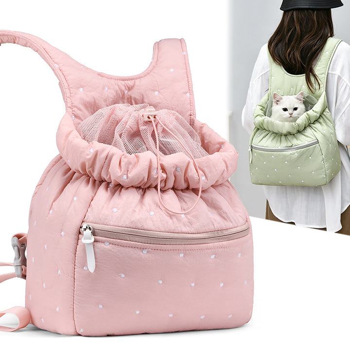 Drawstring Closure Casual Backpack Bowlift