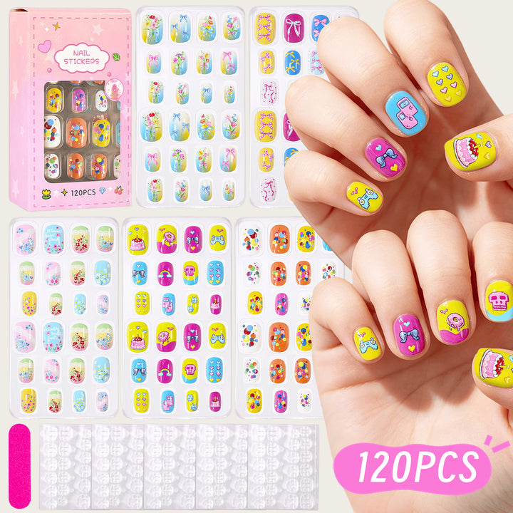Creative Cartoon Nail Art Sticker Set Bowlift
