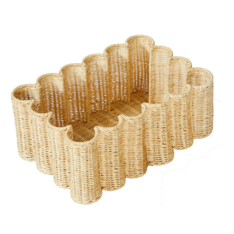 Artistic Woven Storage Basket Bowlift