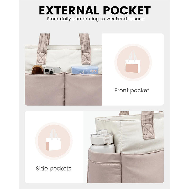 Everyday Organizer Bag with Multiple Compartments Bowlift