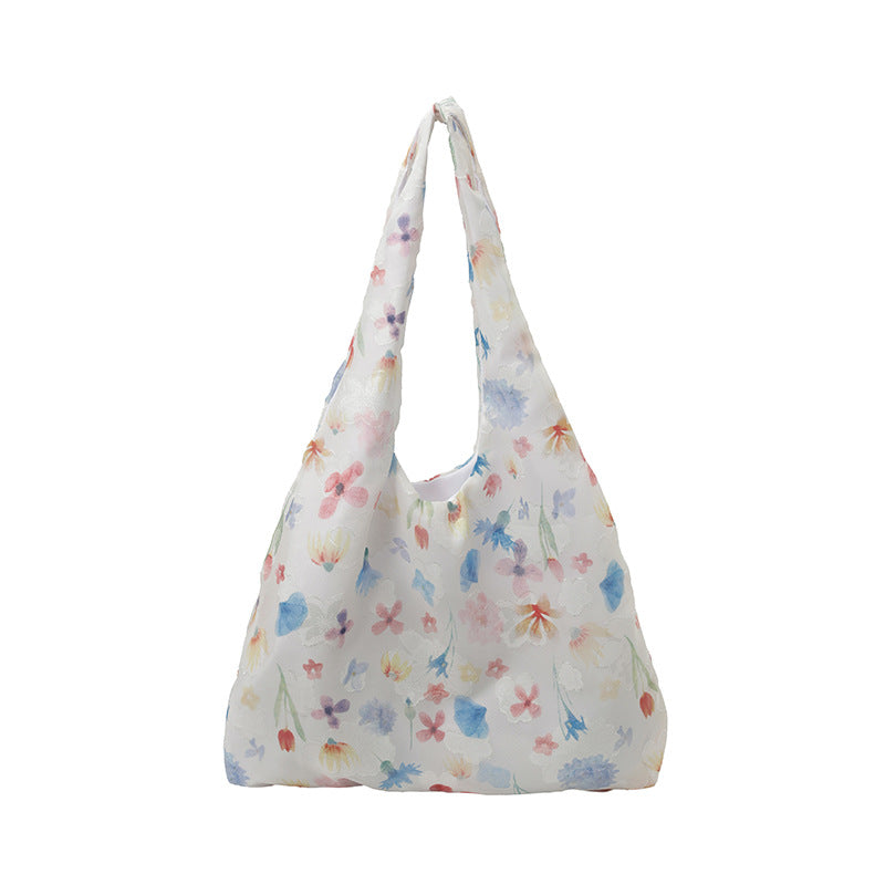 Eco-Friendly Tote Bag With Floral Design Bowlift
